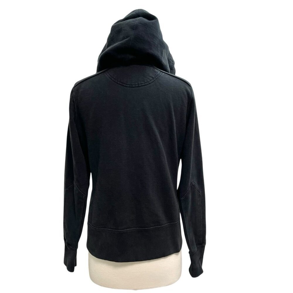 American Giant Heavyweight Full Zip Utility Hoodie Sweatshirt Black Women Medium - Picture 6 of 8